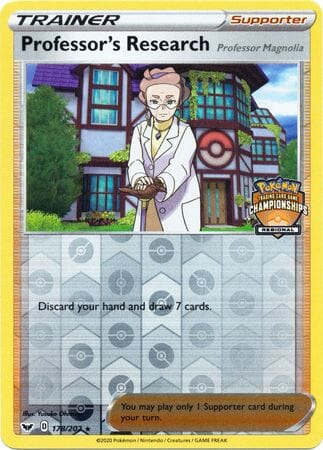 Professor's Research (178/202) (Regional Championship Promo) [Sword & Shield: Base Set] Pokemon Single Pokémon  | Multizone: Comics And Games