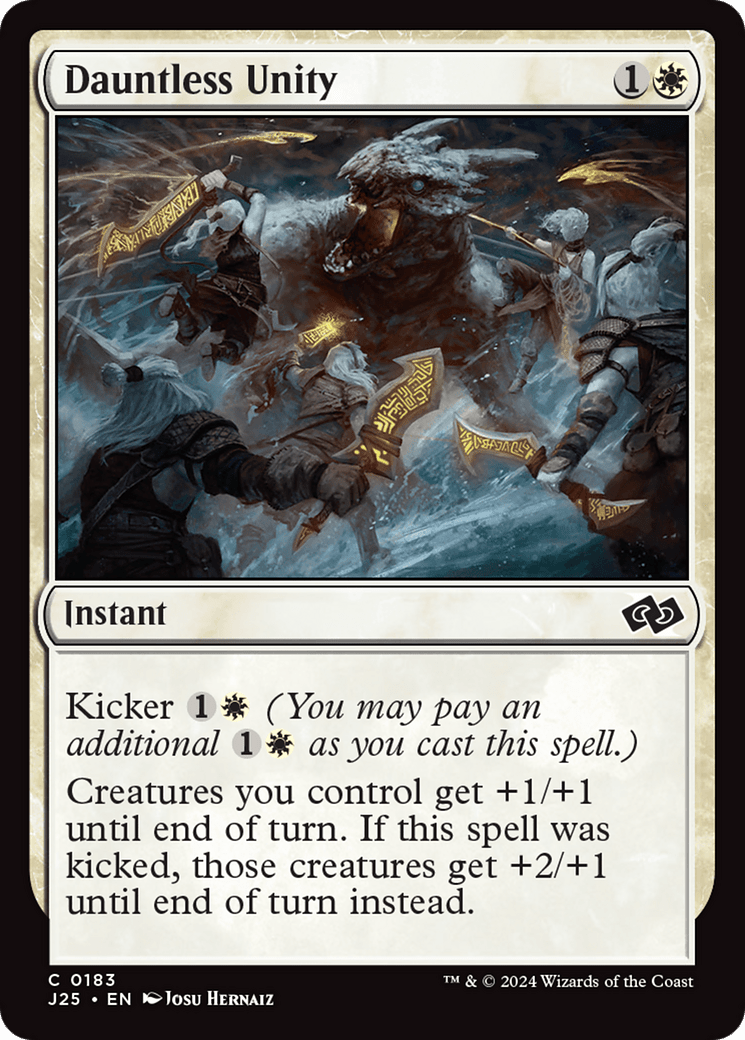Dauntless Unity [Foundations Jumpstart] MTG Single Magic: The Gathering  | Multizone: Comics And Games