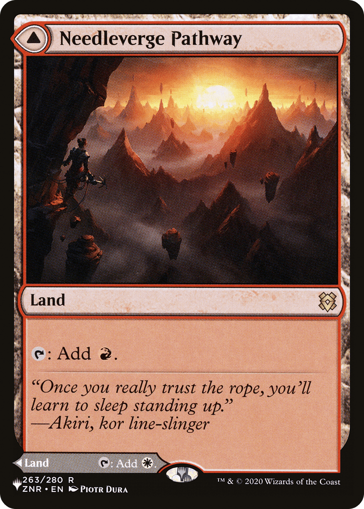 Needleverge Pathway // Pillarverge Pathway [Secret Lair: From Cute to Brute] MTG Single Magic: The Gathering  | Multizone: Comics And Games