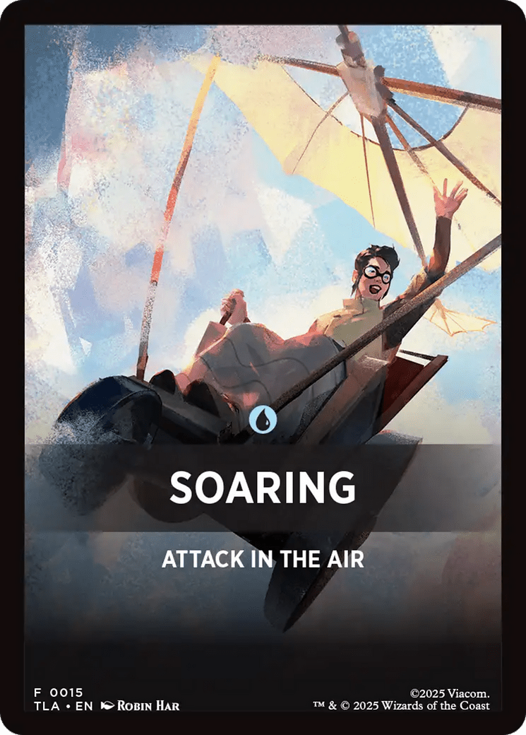 Soaring Theme Card [Avatar: The Last Airbender Tokens] MTG Single Magic: The Gathering  | Multizone: Comics And Games