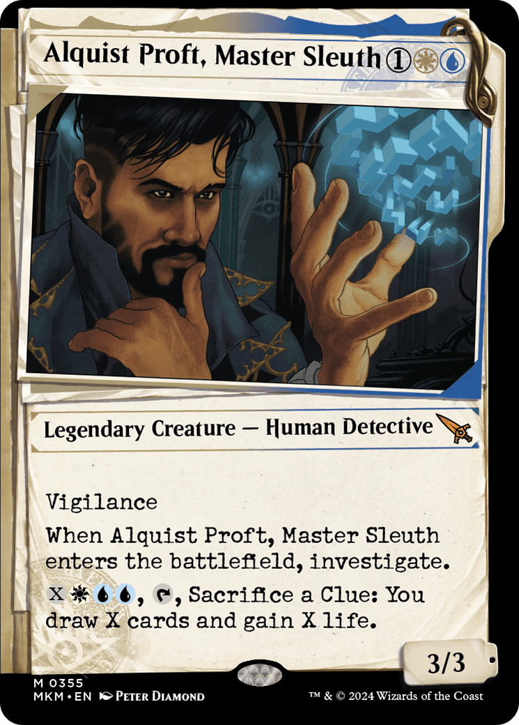 Alquist Proft, Master Sleuth (Showcase) [Murders at Karlov Manor] MTG Single Magic: The Gathering  | Multizone: Comics And Games