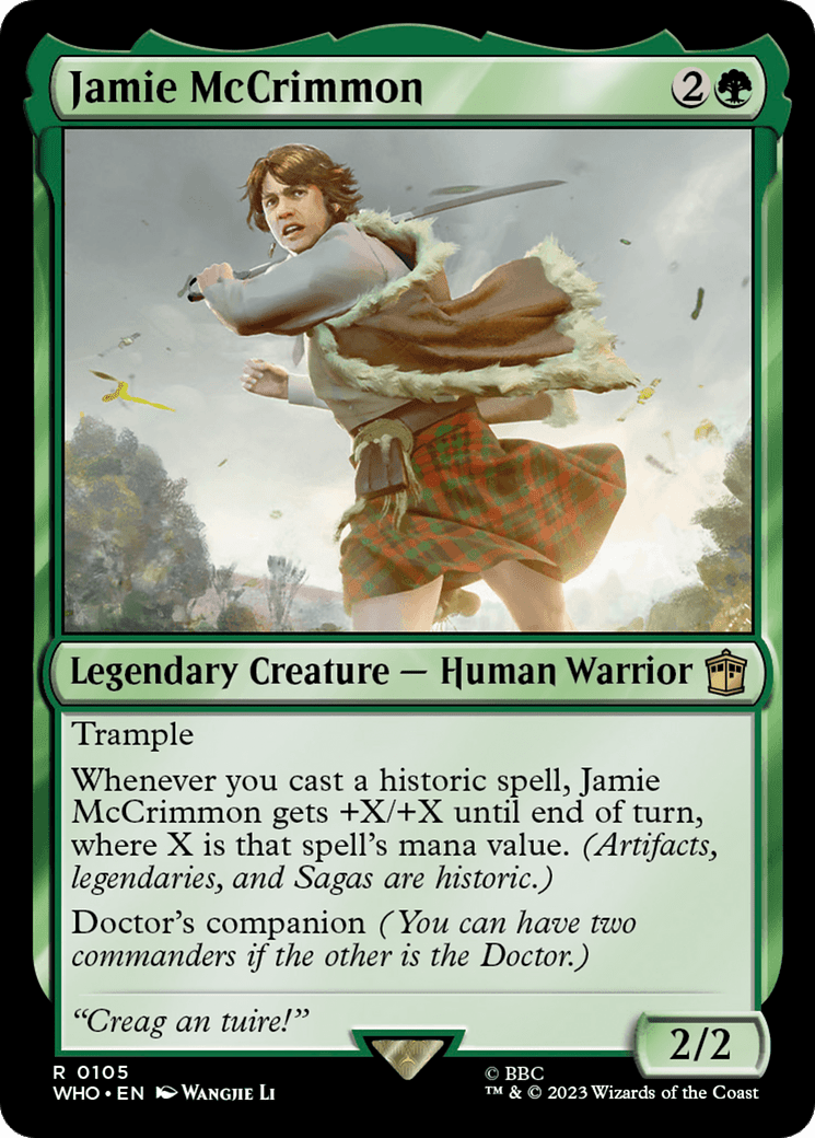 Jamie McCrimmon [Doctor Who] MTG Single Magic: The Gathering  | Multizone: Comics And Games