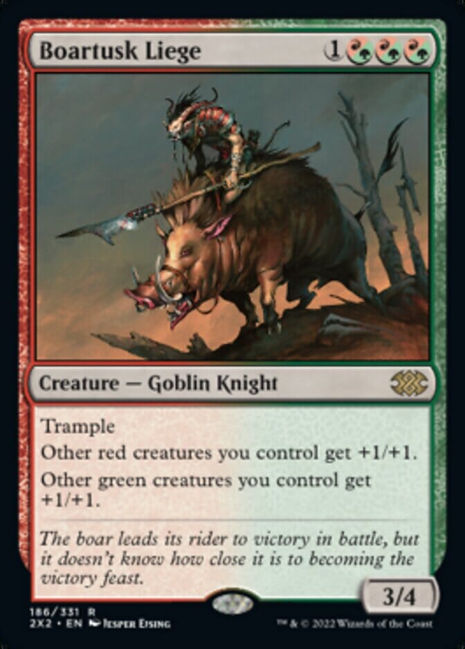 Boartusk Liege [Double Masters 2022] MTG Single Magic: The Gathering  | Multizone: Comics And Games