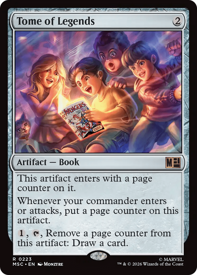 Tome of Legends [Marvel Super Heroes Commander] MTG Single Magic: The Gathering  | Multizone: Comics And Games
