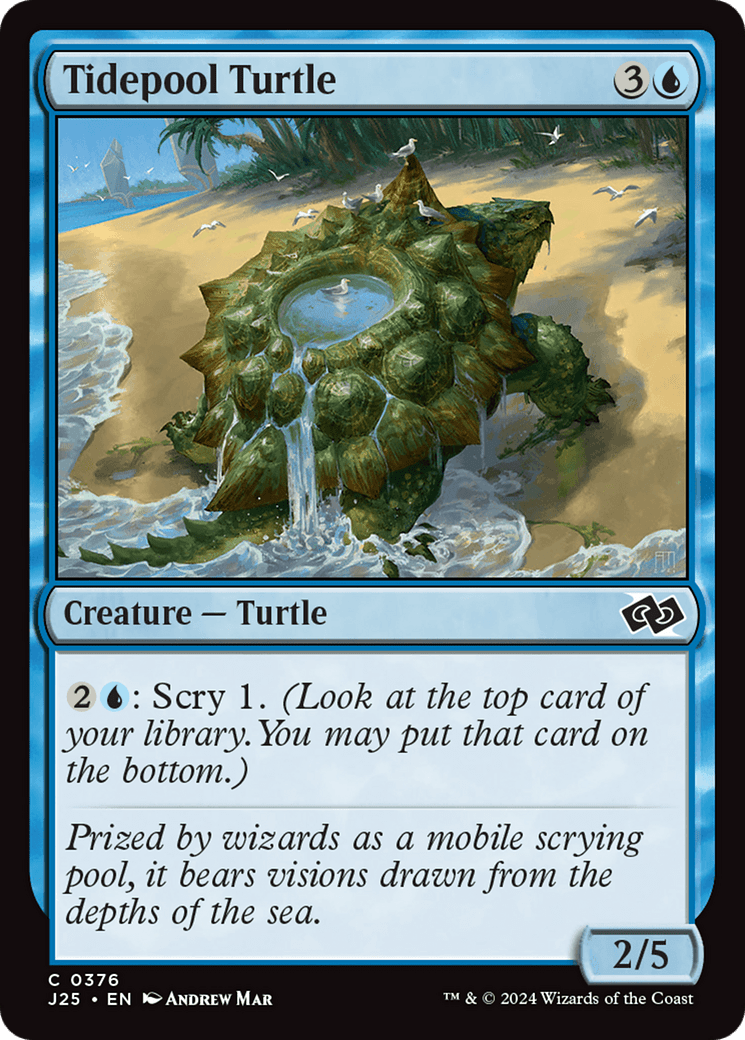 Tidepool Turtle [Foundations Jumpstart] MTG Single Magic: The Gathering  | Multizone: Comics And Games