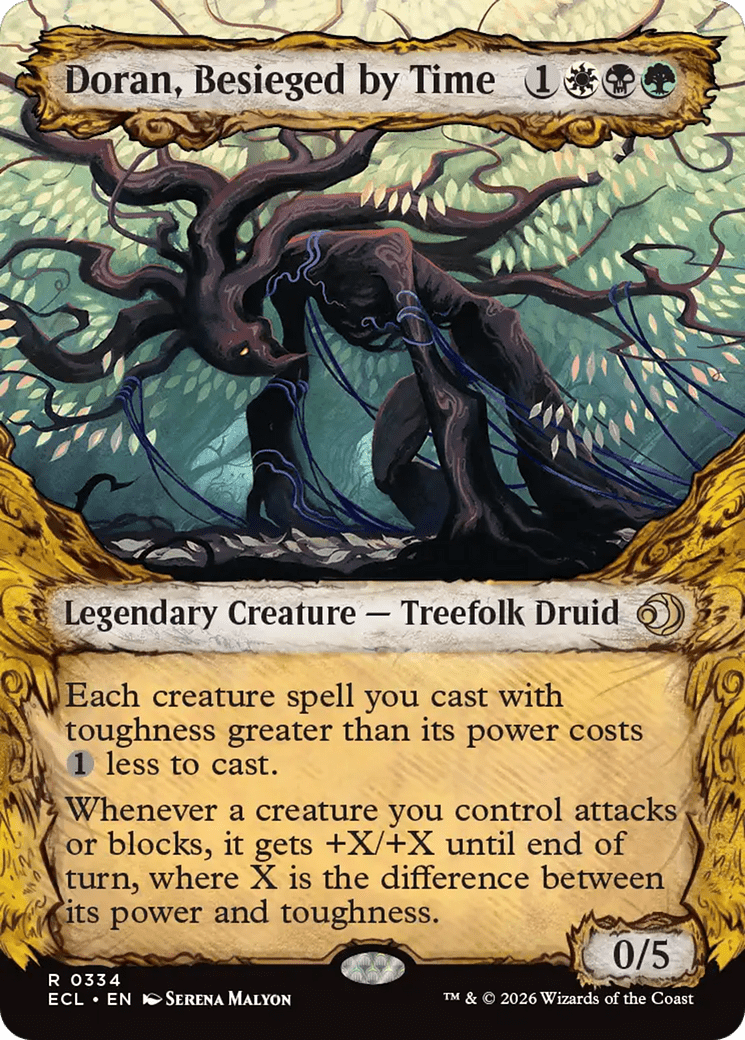 Doran, Besieged by Time (Showcase) [Lorwyn Eclipsed] MTG Single Magic: The Gathering  | Multizone: Comics And Games