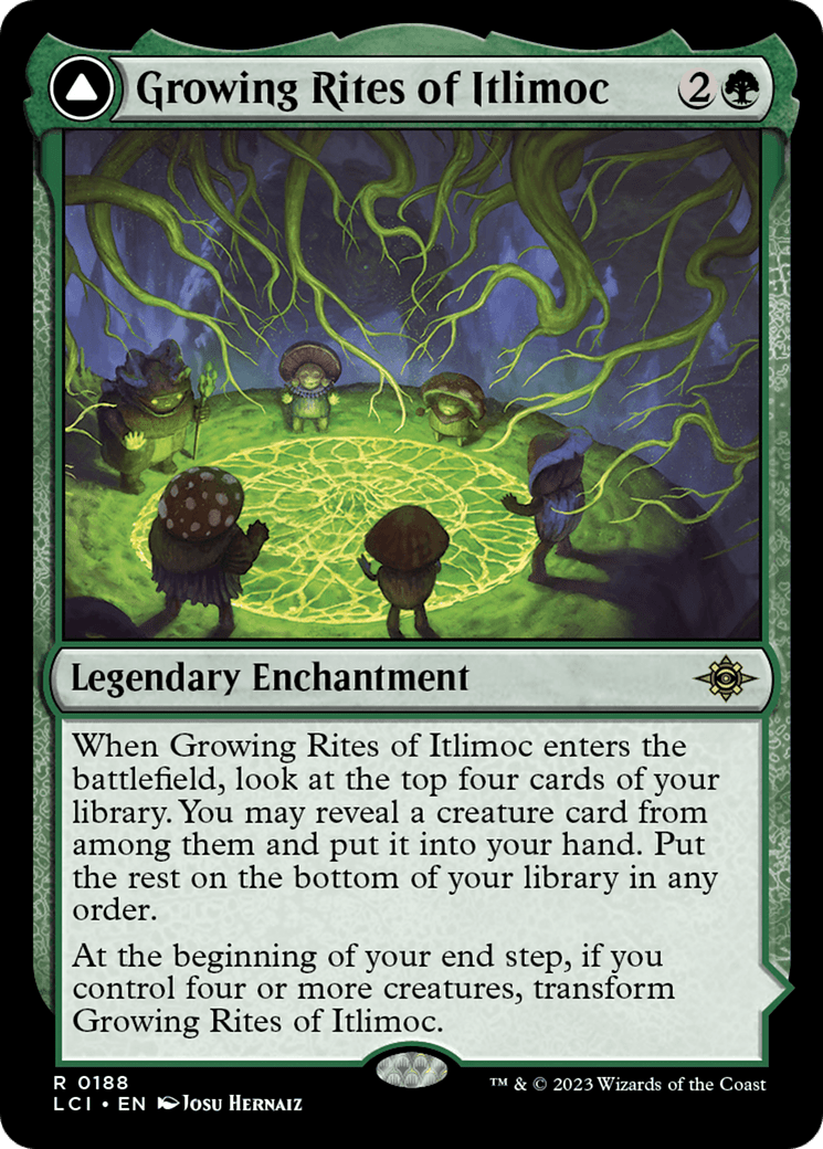 Growing Rites of Itlimoc // Itlimoc, Cradle of the Sun [The Lost Caverns of Ixalan] MTG Single Magic: The Gathering  | Multizone: Comics And Games