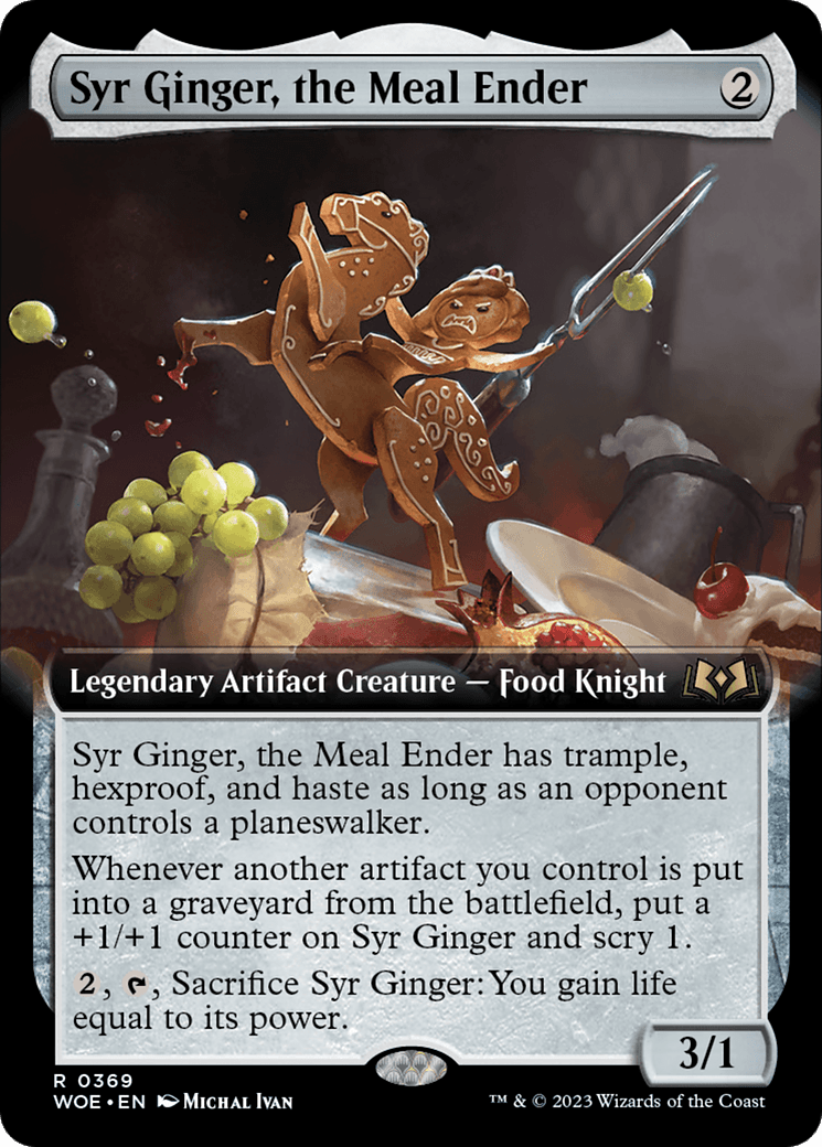Syr Ginger, the Meal Ender (Extended Art) [Wilds of Eldraine] MTG Single Magic: The Gathering  | Multizone: Comics And Games