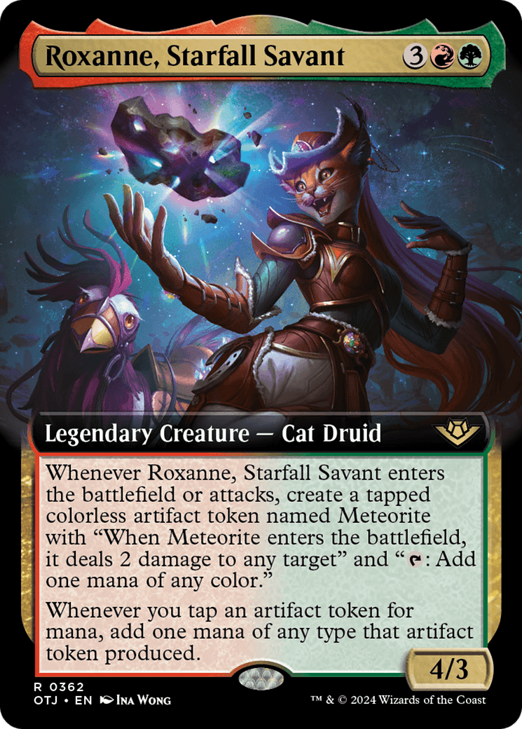 Roxanne, Starfall Savant (Extended Art) [Outlaws of Thunder Junction] MTG Single Magic: The Gathering  | Multizone: Comics And Games