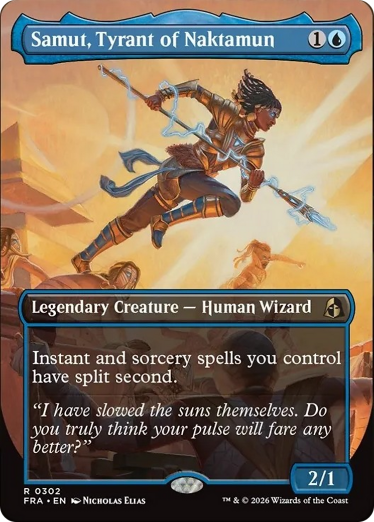 Samut, Tyrant of Naktamun (Borderless) [Reality Fracture] MTG Single Magic: The Gathering  | Multizone: Comics And Games
