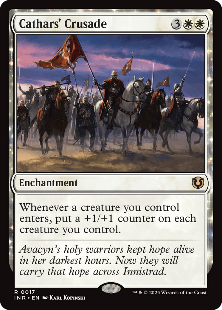 Cathars' Crusade [Innistrad Remastered] MTG Single Magic: The Gathering  | Multizone: Comics And Games