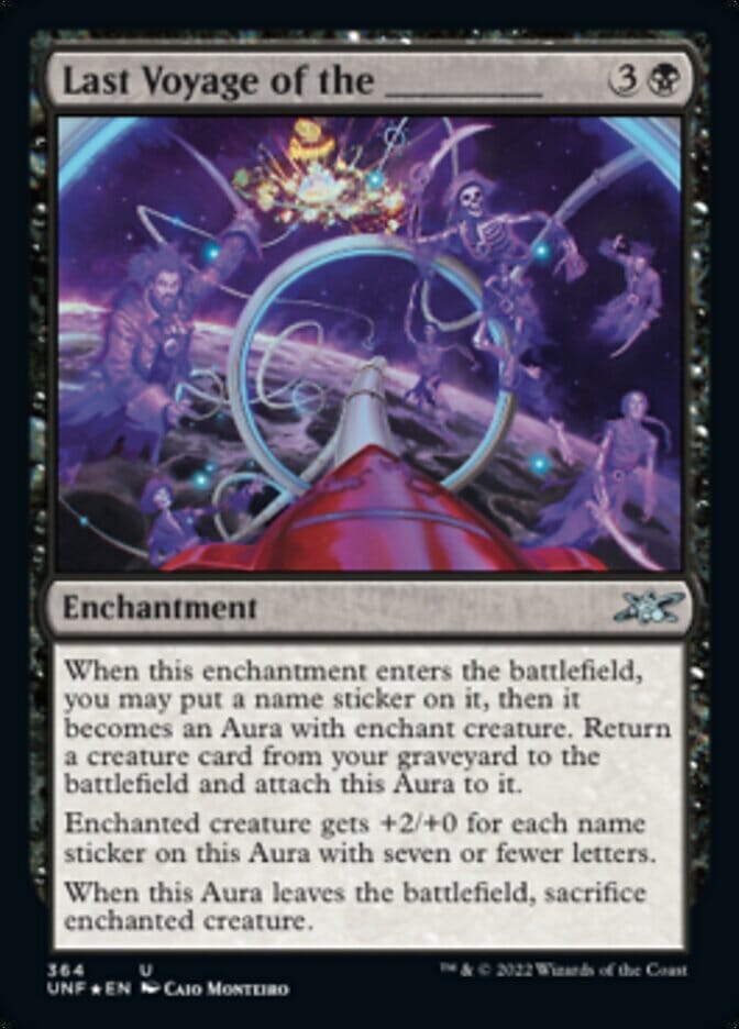 Last Voyage of the _____ (Galaxy Foil) [Unfinity] MTG Single Magic: The Gathering  | Multizone: Comics And Games