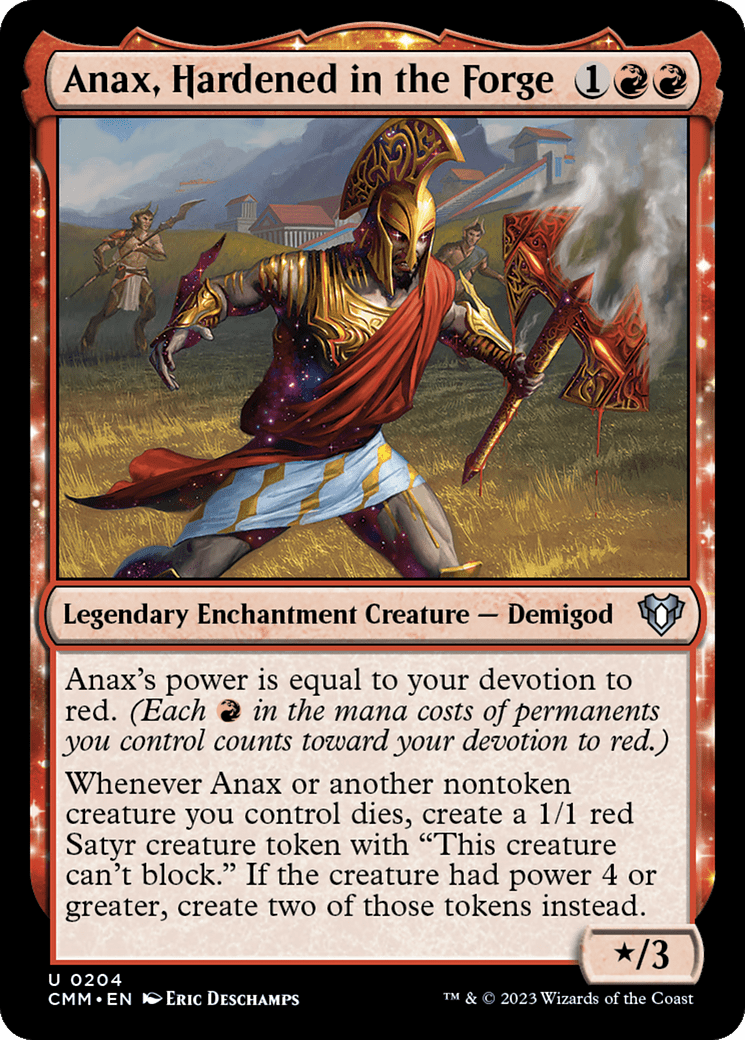 Anax, Hardened in the Forge [Commander Masters] MTG Single Magic: The Gathering  | Multizone: Comics And Games