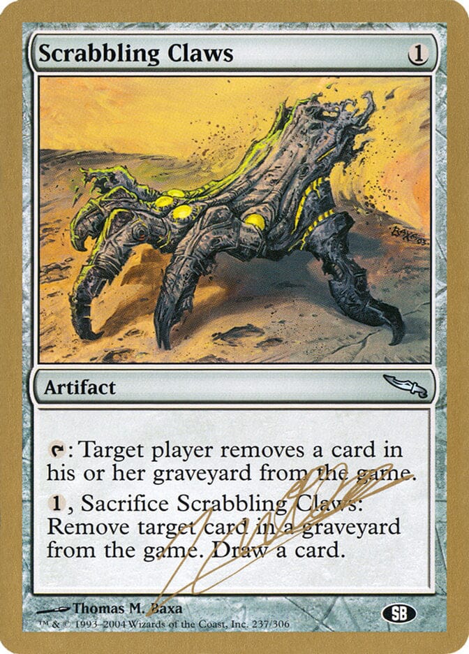 Scrabbling Claws (Julien Nuijten) (SB) [World Championship Decks 2004] MTG Single Magic: The Gathering  | Multizone: Comics And Games