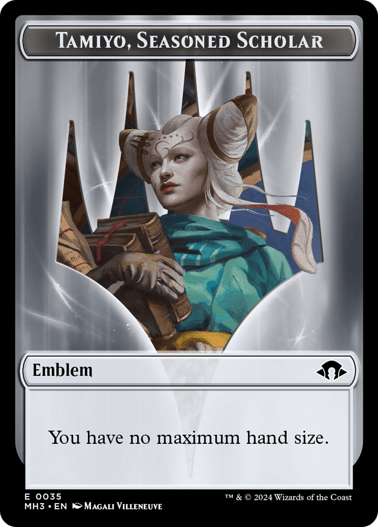 Tamiyo, Seasoned Scholar // Energy Reserve Double-Sided Token [Modern Horizons 3 Tokens] MTG Single Magic: The Gathering  | Multizone: Comics And Games