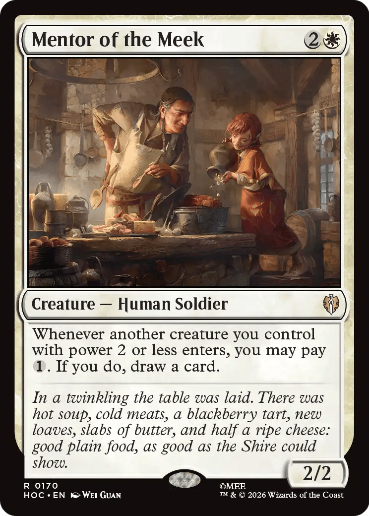 Mentor of the Meek [The Hobbit: Eternal-Legal] MTG Single Magic: The Gathering  | Multizone: Comics And Games