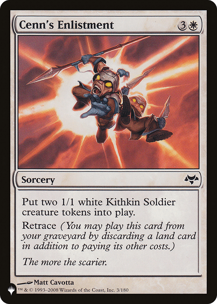 Cenn's Enlistment [The List] MTG Single Magic: The Gathering  | Multizone: Comics And Games