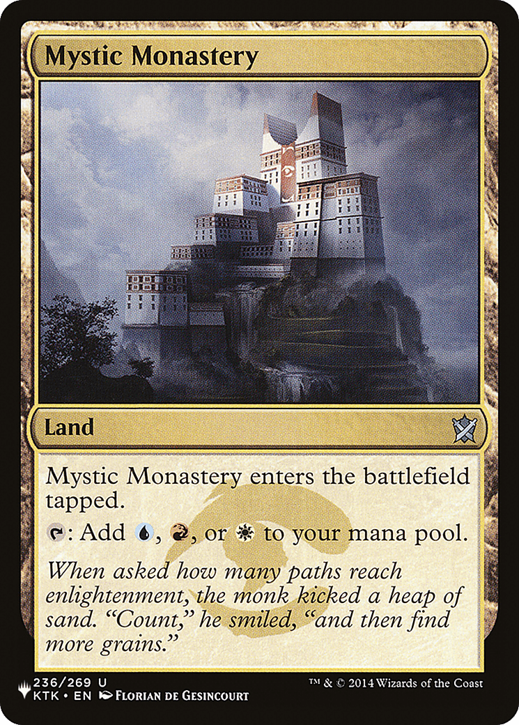 Mystic Monastery [The List] MTG Single Magic: The Gathering  | Multizone: Comics And Games