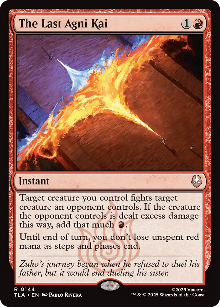 The Last Agni Kai [Avatar: The Last Airbender] MTG Single Magic: The Gathering  | Multizone: Comics And Games