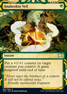 Snakeskin Veil (Foil Etched) [Strixhaven: Mystical Archive] MTG Single Magic: The Gathering  | Multizone: Comics And Games
