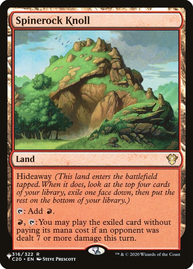 Spinerock Knoll [Secret Lair: Heads I Win, Tails You Lose] MTG Single Magic: The Gathering  | Multizone: Comics And Games