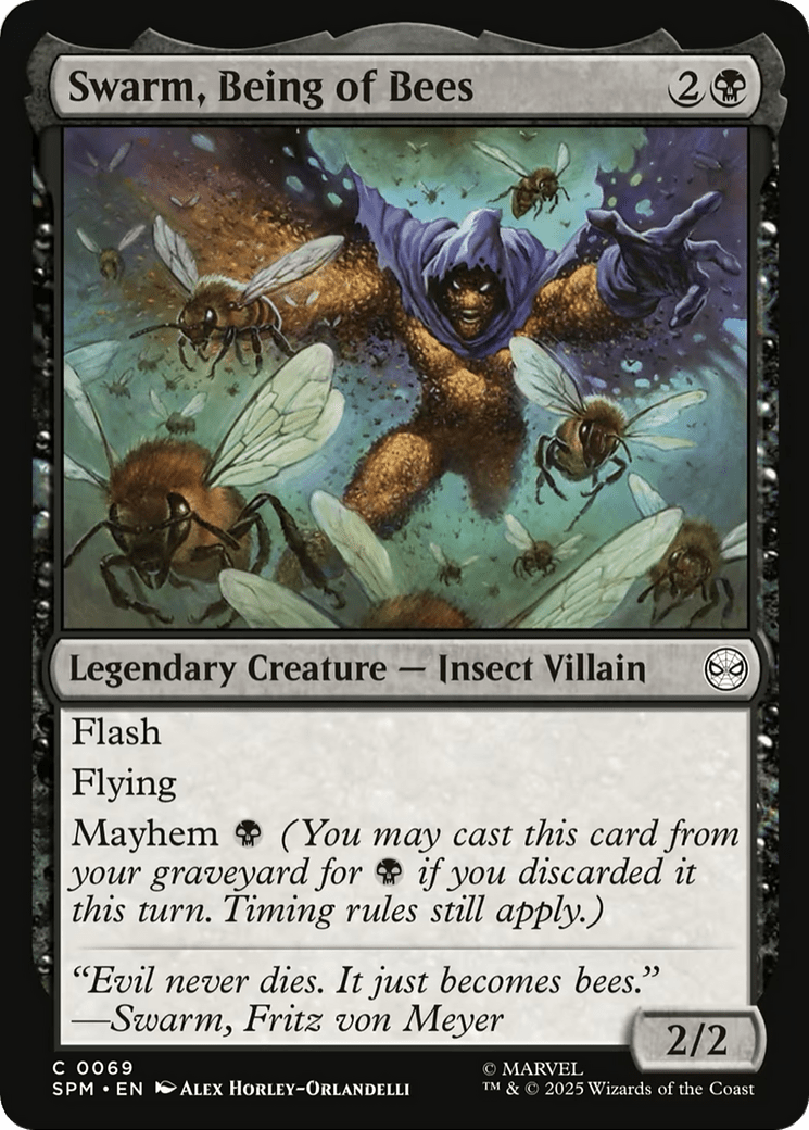 Swarm, Being of Bees [Marvel's Spider-Man] MTG Single Magic: The Gathering  | Multizone: Comics And Games
