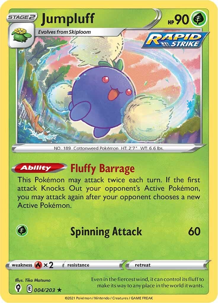 Jumpluff (004/203) [Sword & Shield: Evolving Skies] Pokemon Single Pokémon  | Multizone: Comics And Games