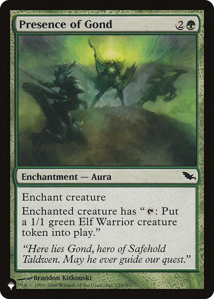 Presence of Gond [The List] MTG Single Magic: The Gathering  | Multizone: Comics And Games