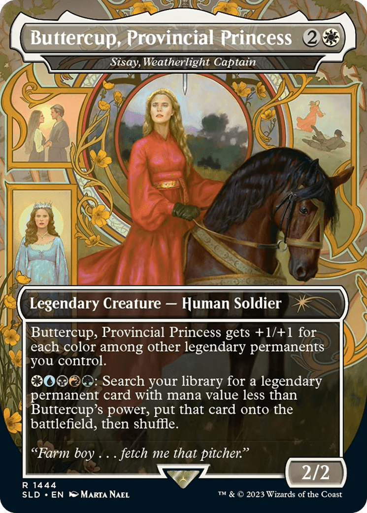 Buttercup, Provincial Princess - Sisay, Weatherlight Captain [Secret Lair Drop Series] MTG Single Magic: The Gathering  | Multizone: Comics And Games