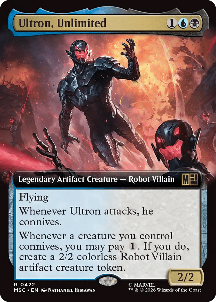 Ultron, Unlimited (Extended Art) [Marvel Super Heroes Commander] MTG Single Magic: The Gathering  | Multizone: Comics And Games