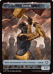 Insect // Golem (0013) Double-Sided Token [Edge of Eternities Commander Tokens] MTG Single Magic: The Gathering  | Multizone: Comics And Games