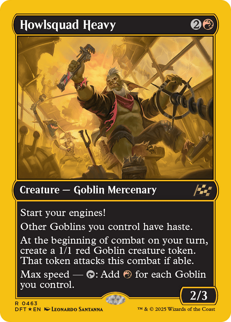 Howlsquad Heavy (First-Place Foil) [Aetherdrift] MTG Single Magic: The Gathering  | Multizone: Comics And Games