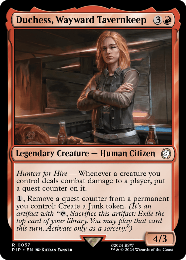 Duchess, Wayward Tavernkeep [Fallout] MTG Single Magic: The Gathering  | Multizone: Comics And Games