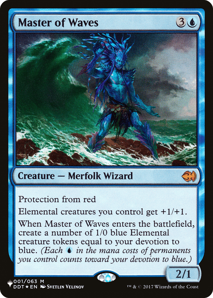 Master of Waves [The List] MTG Single Magic: The Gathering  | Multizone: Comics And Games