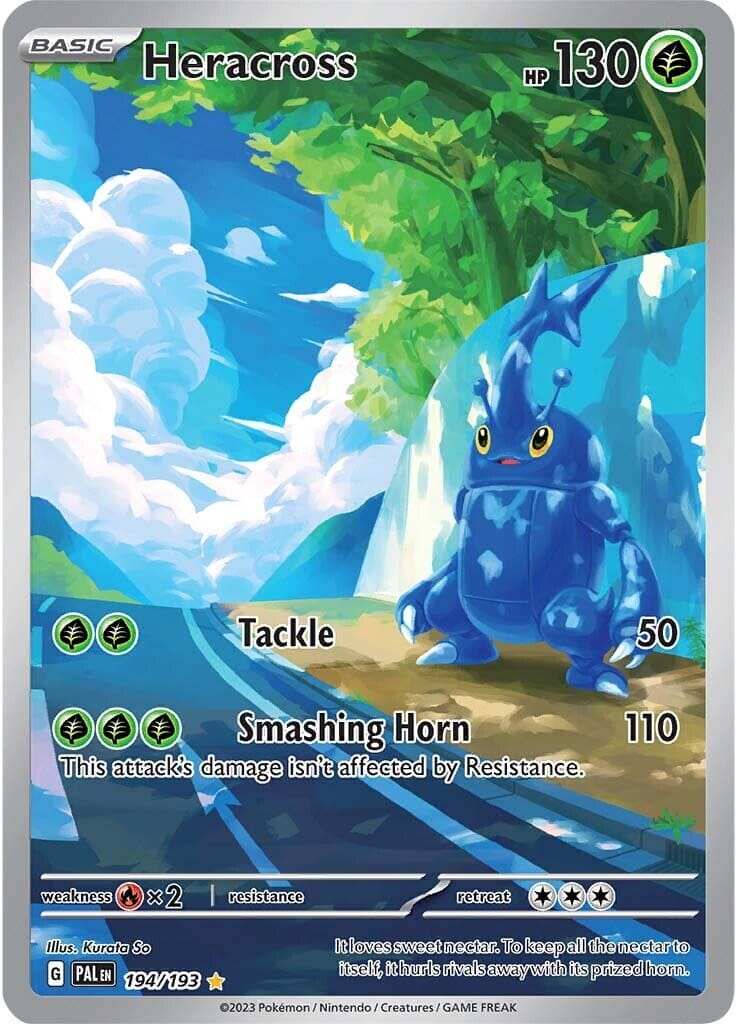 Heracross (194/193) [Scarlet & Violet: Paldea Evolved] Pokemon Single Pokémon  | Multizone: Comics And Games