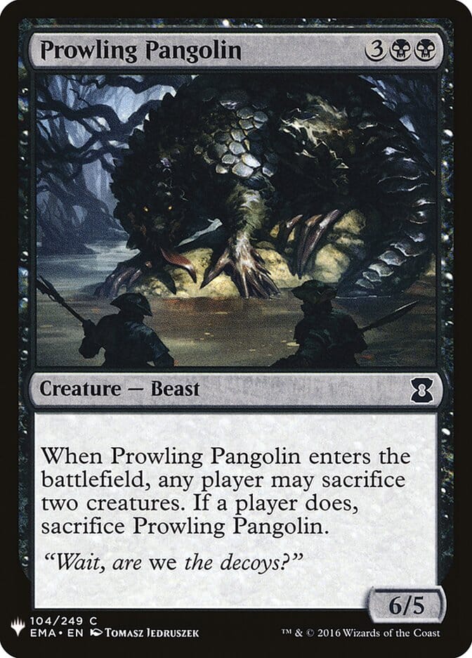 Prowling Pangolin [Mystery Booster] MTG Single Magic: The Gathering  | Multizone: Comics And Games