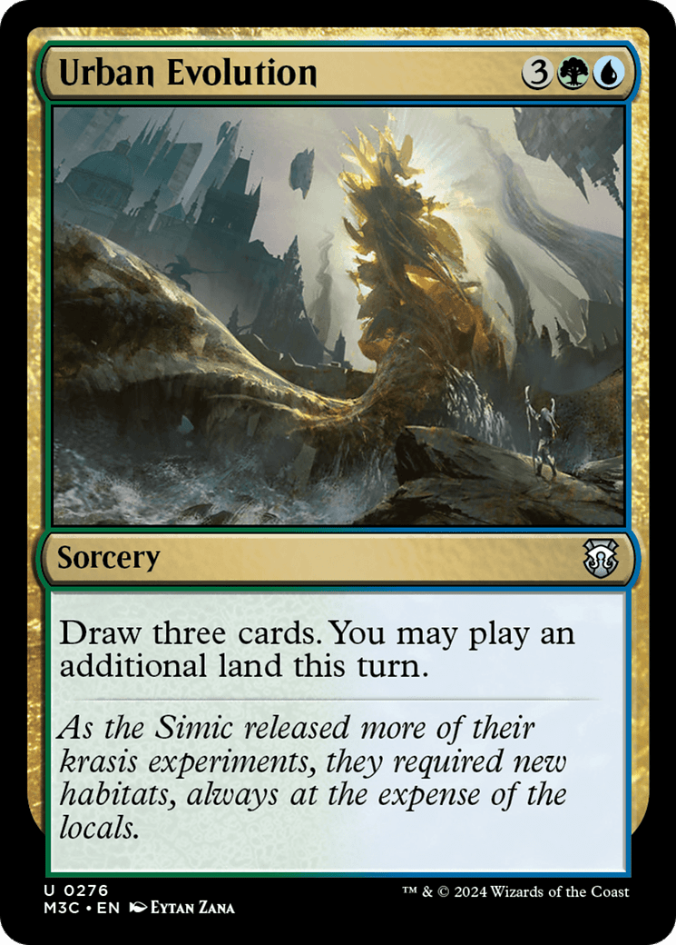 Urban Evolution (Ripple Foil) [Modern Horizons 3 Commander] MTG Single Magic: The Gathering  | Multizone: Comics And Games