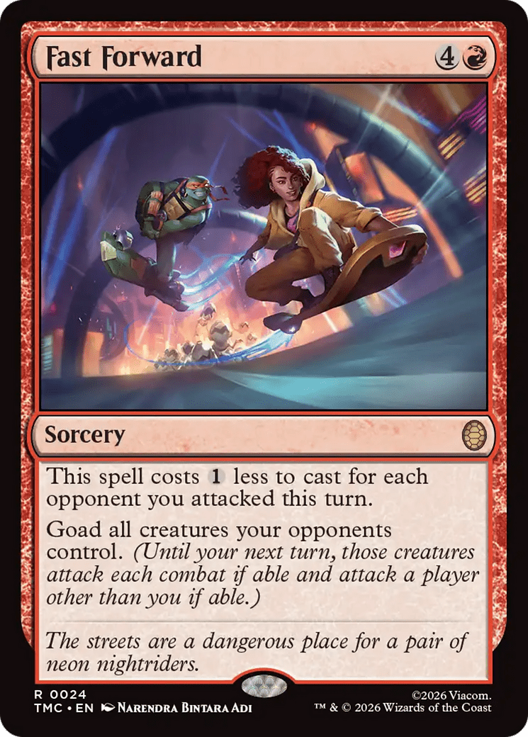 Fast Forward [Teenage Mutant Ninja Turtles Commander] MTG Single Magic: The Gathering  | Multizone: Comics And Games