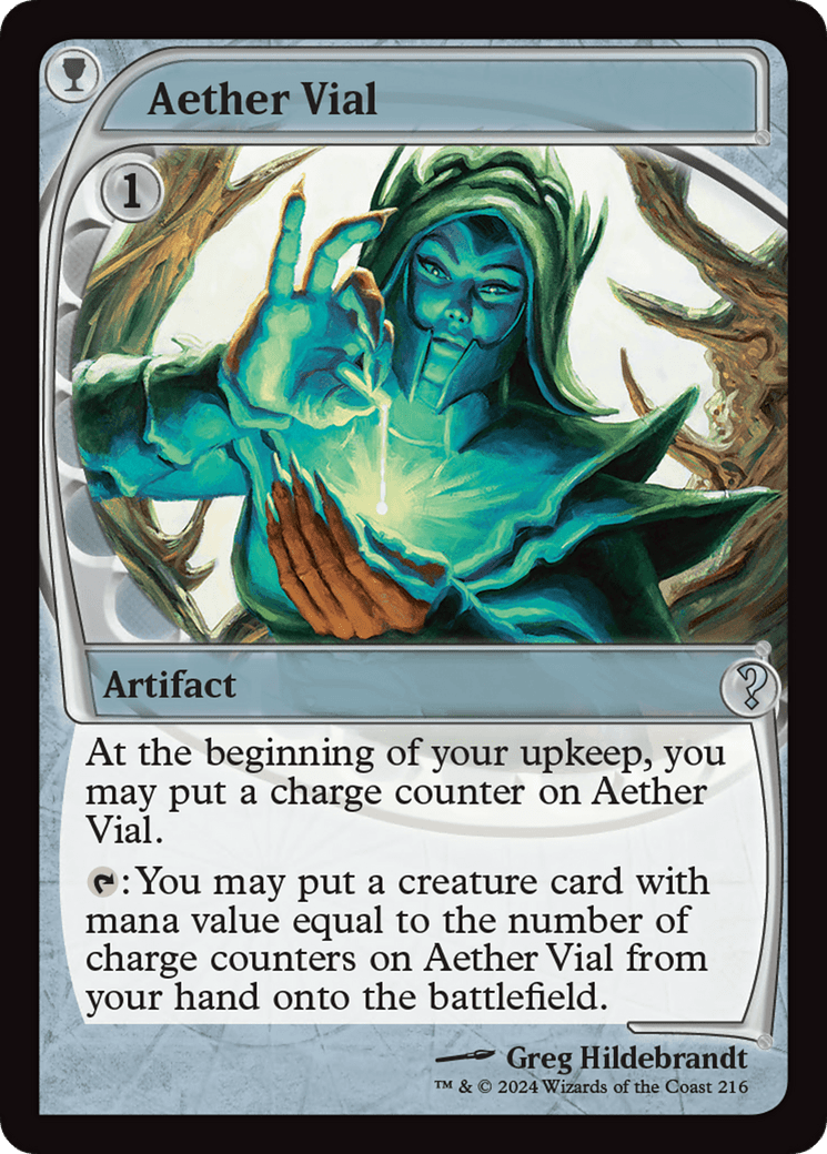 Aether Vial (Future Sight) [Mystery Booster 2] MTG Single Magic: The Gathering  | Multizone: Comics And Games