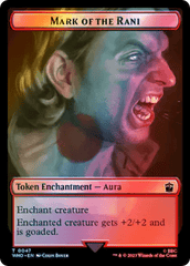 Alien // Mark of the Rani Double-Sided Token (Surge Foil) [Doctor Who Tokens] MTG Single Magic: The Gathering  | Multizone: Comics And Games