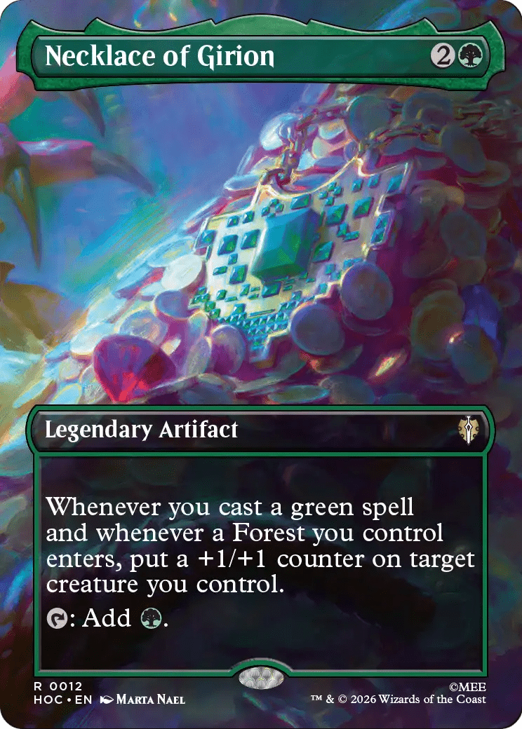 Necklace of Girion (Borderless) [The Hobbit: Eternal-Legal] MTG Single Magic: The Gathering  | Multizone: Comics And Games