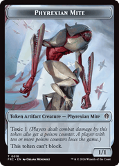 Citizen // Phyrexian Mite Double-Sided Token [Reality Fracture Commander Tokens] MTG Single Magic: The Gathering  | Multizone: Comics And Games
