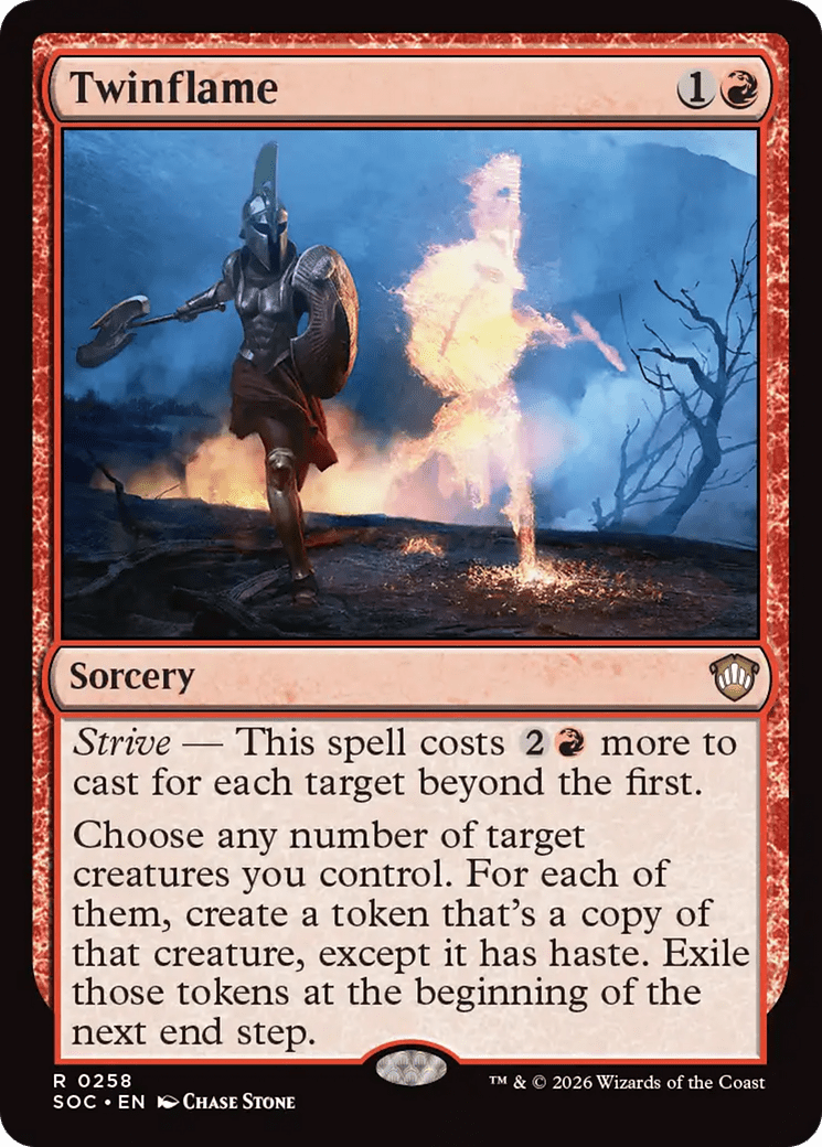 Twinflame [Secrets of Strixhaven Commander] MTG Single Magic: The Gathering  | Multizone: Comics And Games