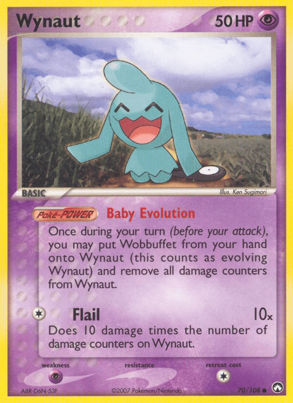 Wynaut (70/108) [EX: Power Keepers] Pokemon Single Pokémon  | Multizone: Comics And Games