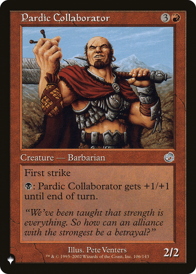 Pardic Collaborator [The List] MTG Single Magic: The Gathering  | Multizone: Comics And Games