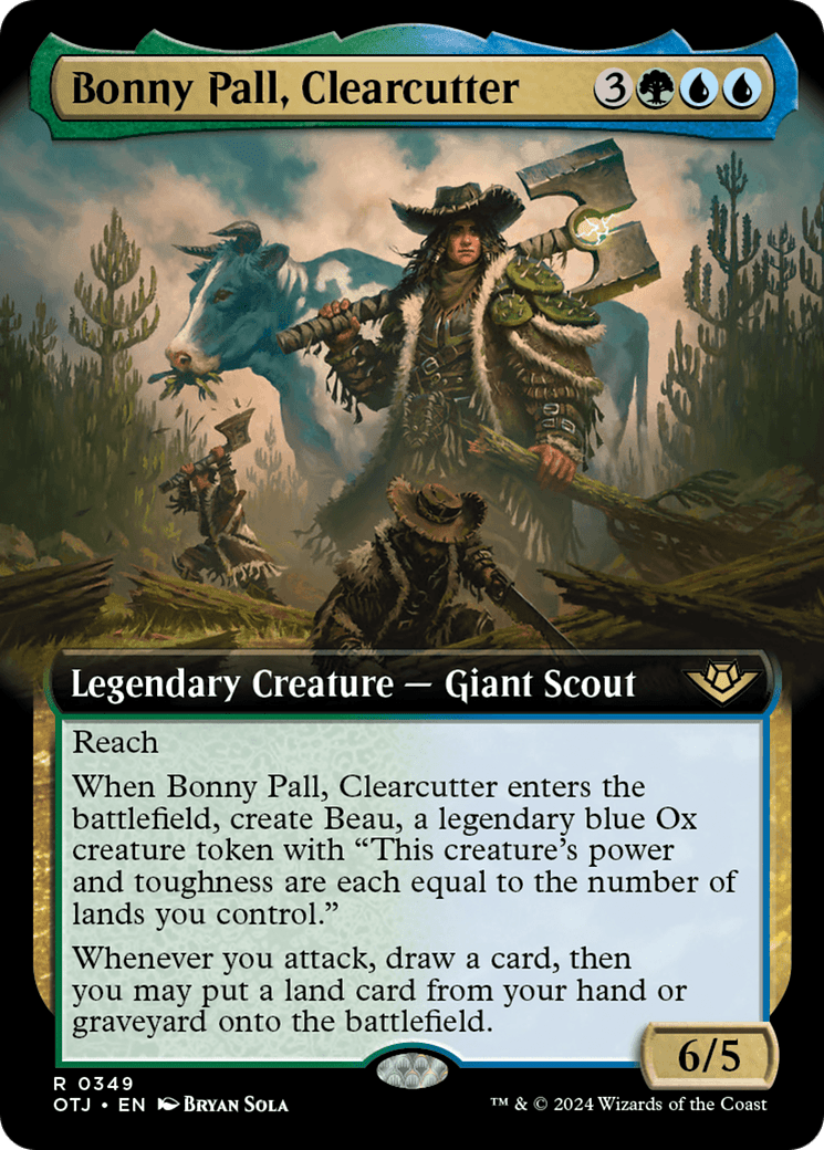 Bonny Pall, Clearcutter (Extended Art) [Outlaws of Thunder Junction] MTG Single Magic: The Gathering  | Multizone: Comics And Games