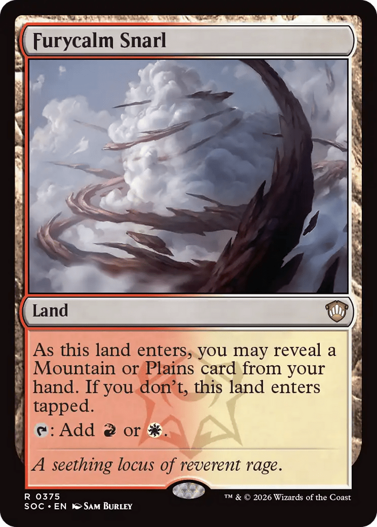 Furycalm Snarl [Secrets of Strixhaven Commander] MTG Single Magic: The Gathering  | Multizone: Comics And Games