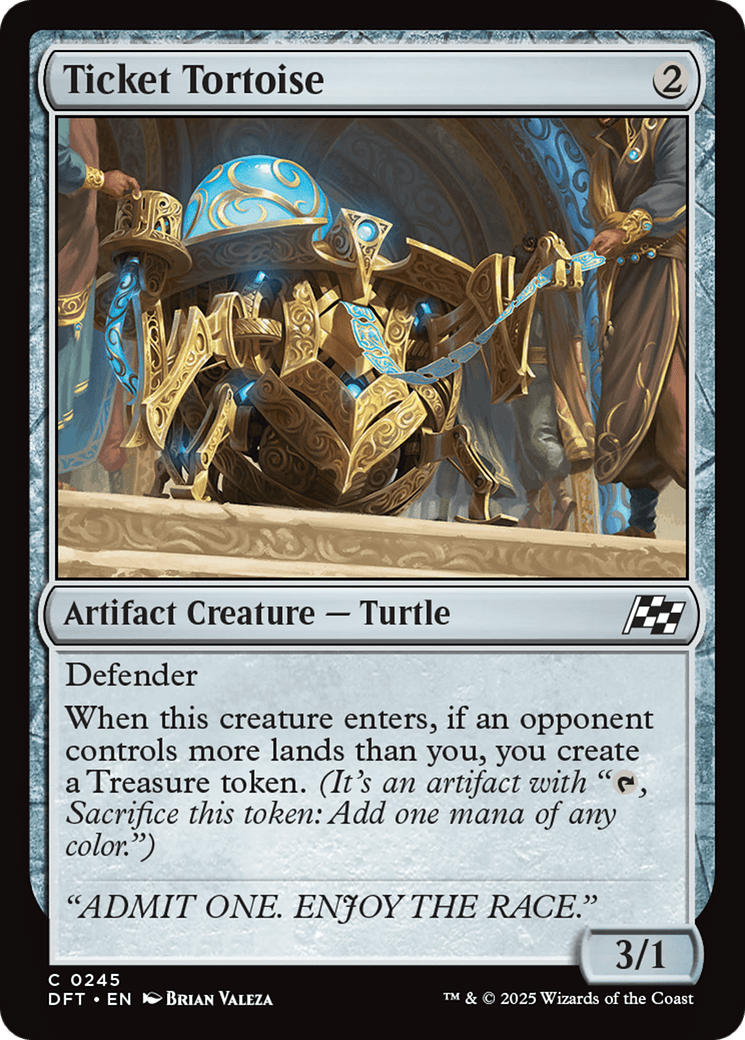Ticket Tortoise [Aetherdrift] MTG Single Magic: The Gathering  | Multizone: Comics And Games