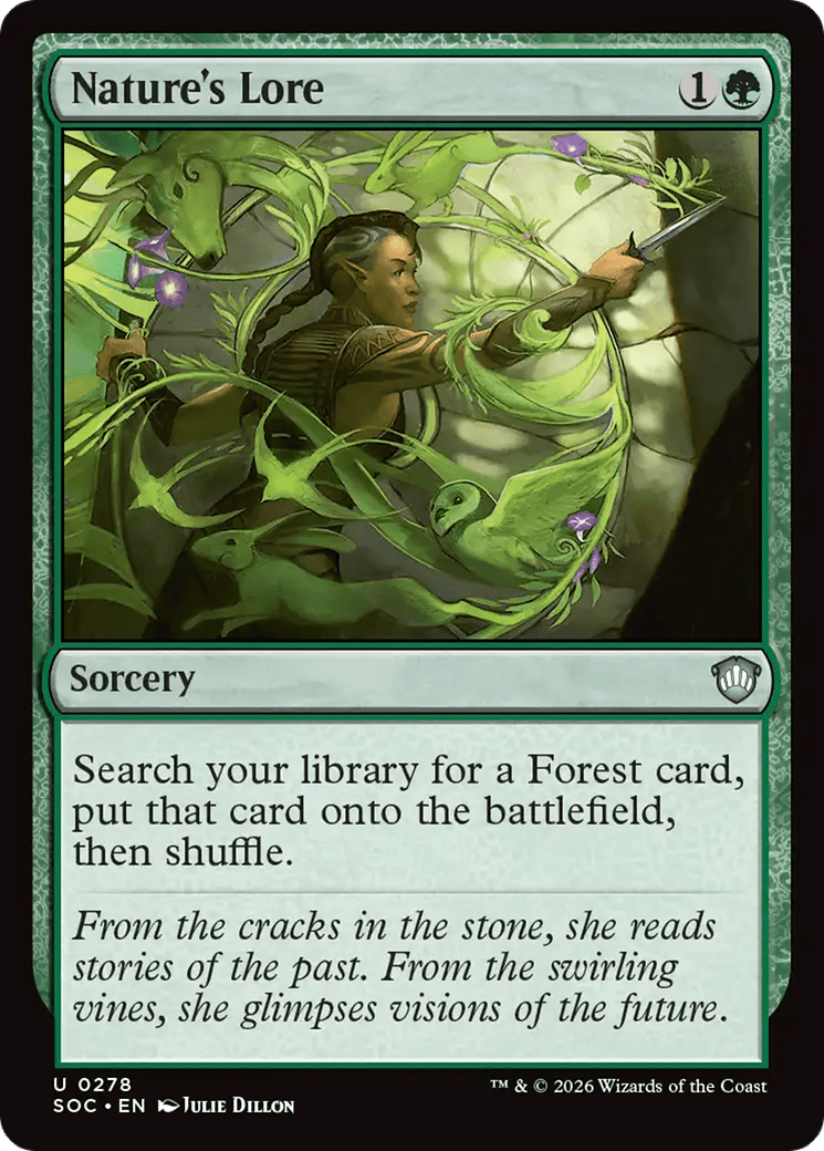 Nature's Lore [Secrets of Strixhaven Commander] MTG Single Magic: The Gathering  | Multizone: Comics And Games