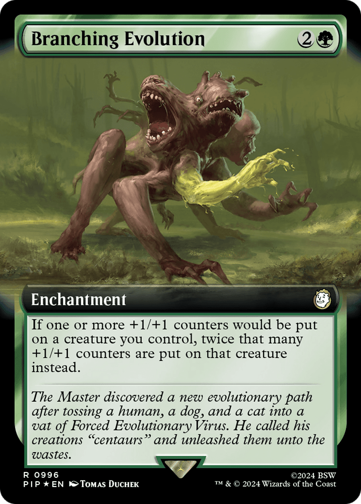 Branching Evolution (Extended Art) (Surge Foil) [Fallout] MTG Single Magic: The Gathering  | Multizone: Comics And Games